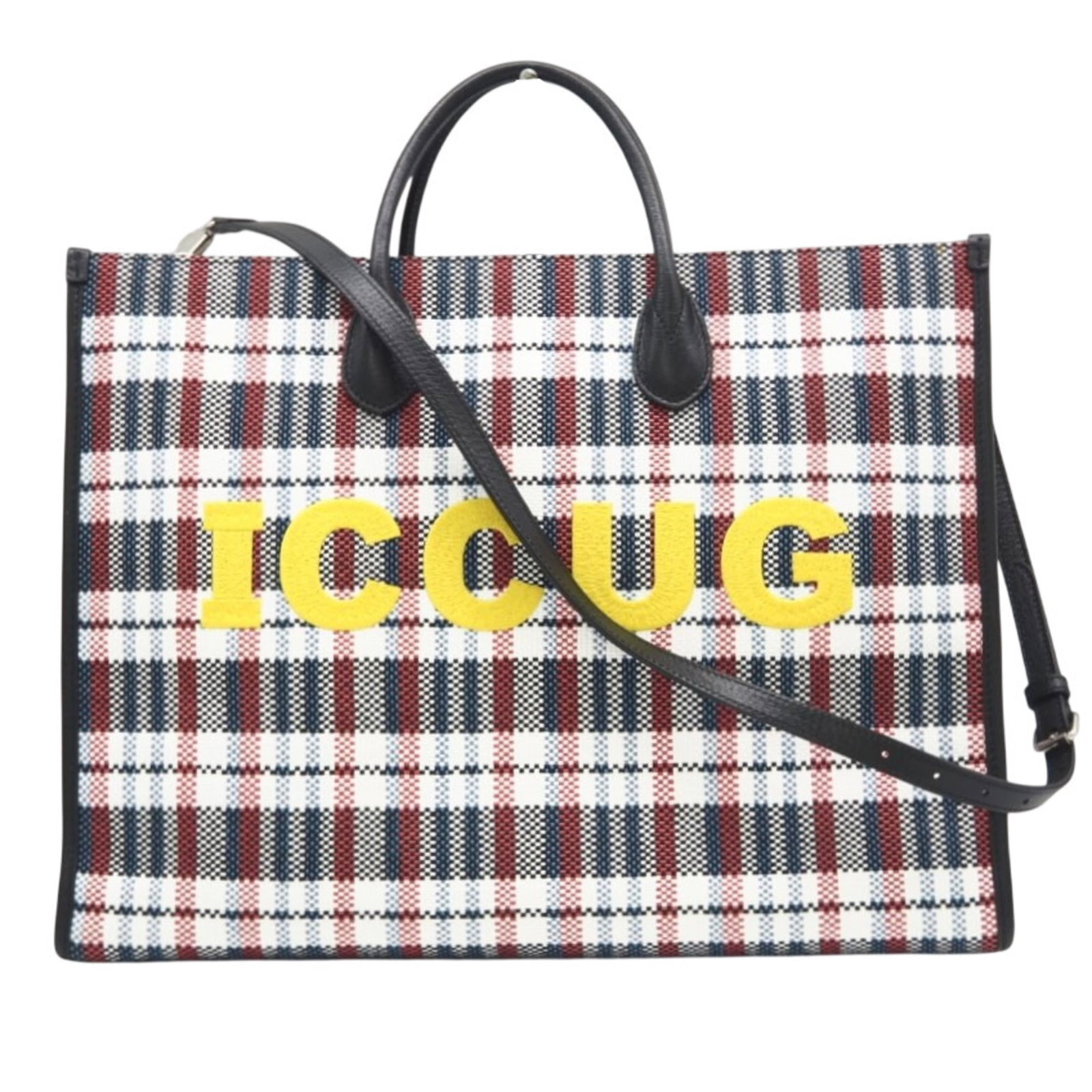 Gucci Nylon Tote Bag: Gucci Nylon Tote Bag A vibrant and eclectic Gucci Nylon Tote Bag, perfect for adding a pop of personality to your daily routine. With its multi-color design and durable nylon material, this stylish