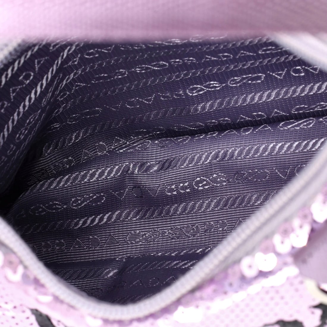 Mini Prada Re-Edition 2000 Hobo Sequins - 5