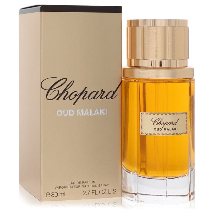 Chopard Oud Malaki Unisex Eau de Parfum Spray: Chopard Oud Malaki Unisex Eau de Parfum Spray Experience the sophisticated elegance of Chopard's Oud Malaki, a unisex eau de parfum spray that combines rich oud notes with crisp cologne freshness.