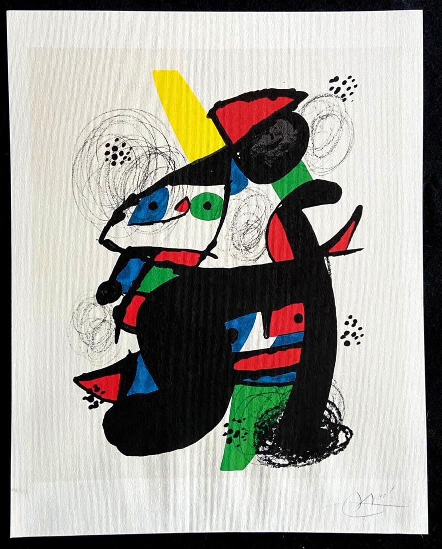 Op Joan Mir Lithograph - 2