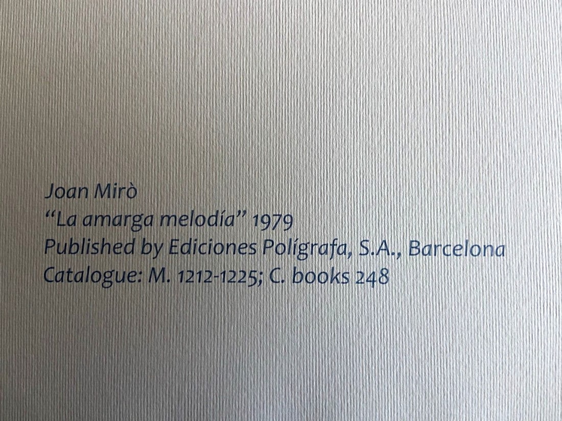 Op Joan Mir Lithograph - 6