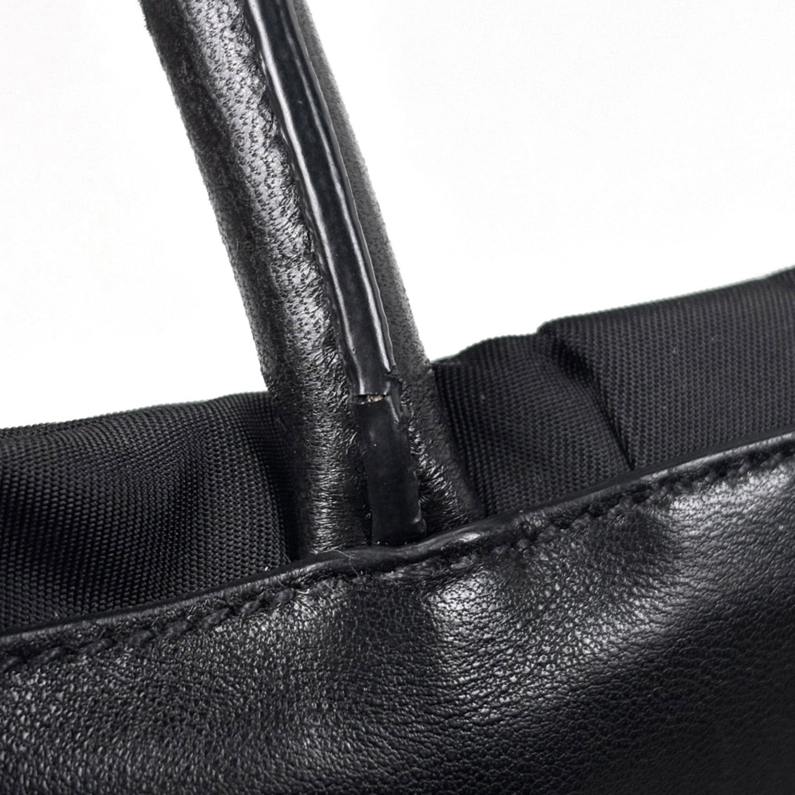 Prada Leather Tote Bag - 6