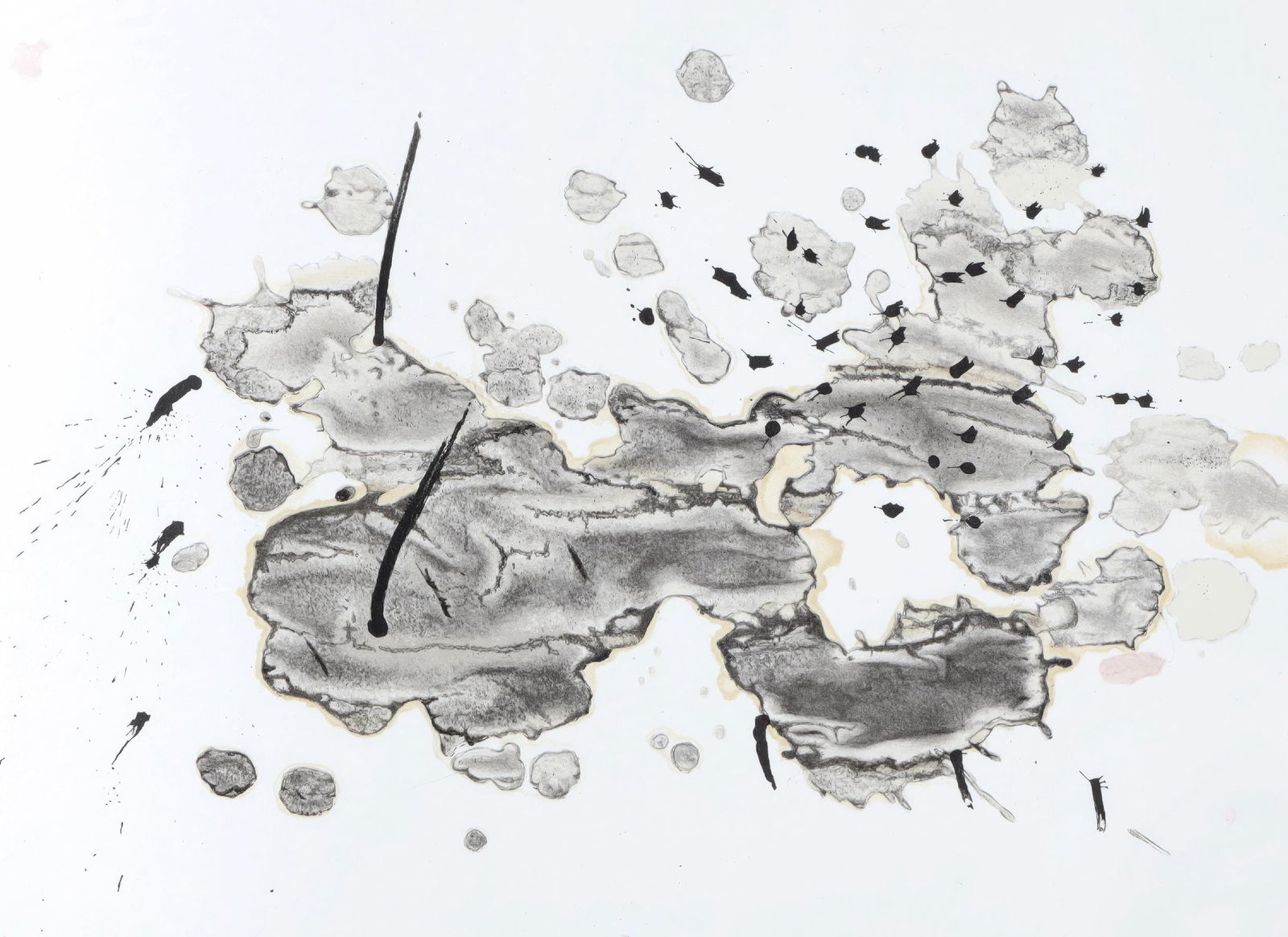 1963 - Joan Miro - Untitled - from Trace on the Water - Lithograph: 1963 - Joan Miro - Untitled - from Trace on the Water - Lithograph Experience the poetic universe of Joan Miro with this exquisite 1963 lithograph, Sans titre (Untitled), from his album Trace sur l'ea