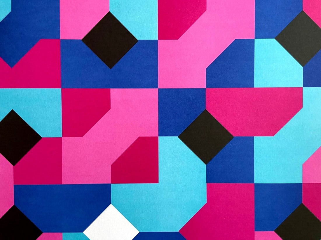 Stamp Bruno Munari Lithograph Numbered - 3