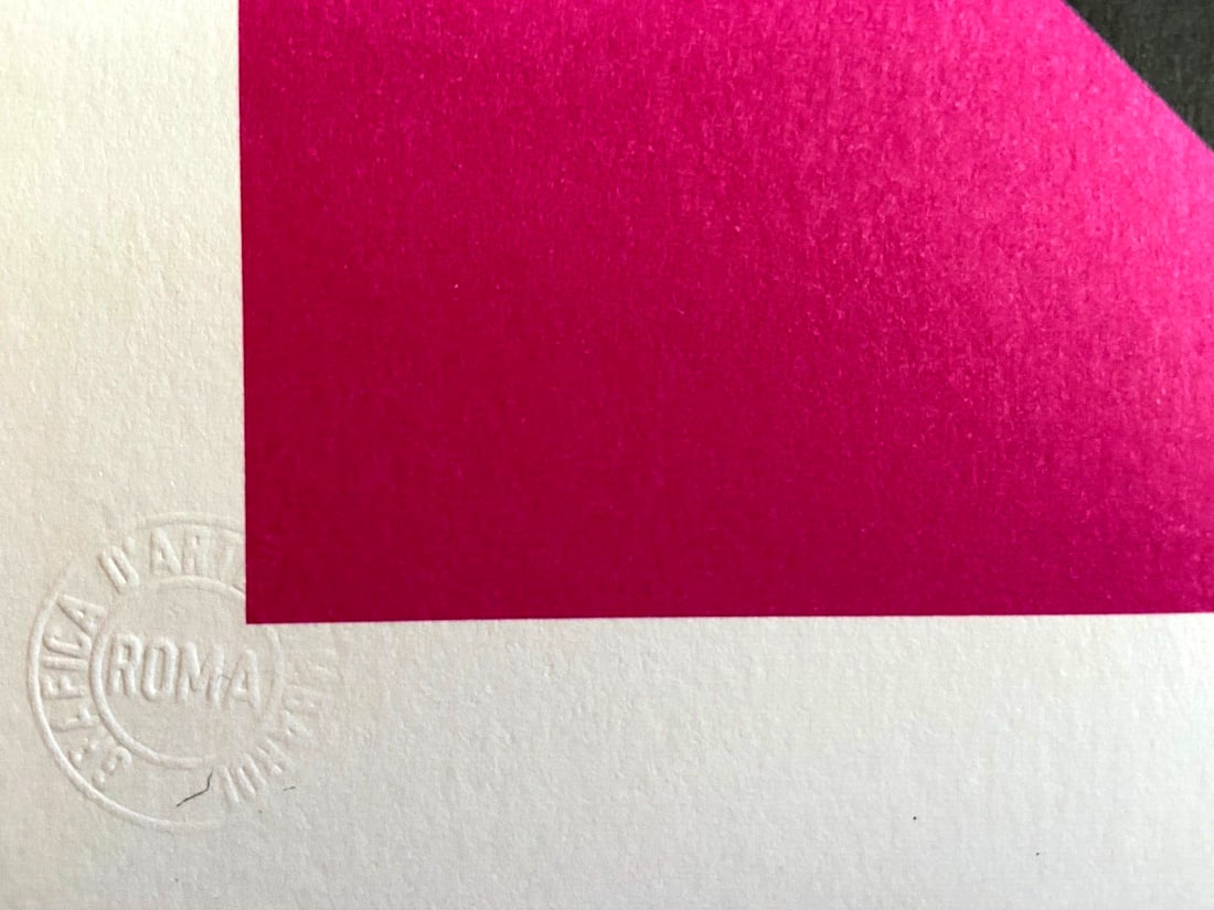 Stamp Bruno Munari Lithograph Numbered - 4