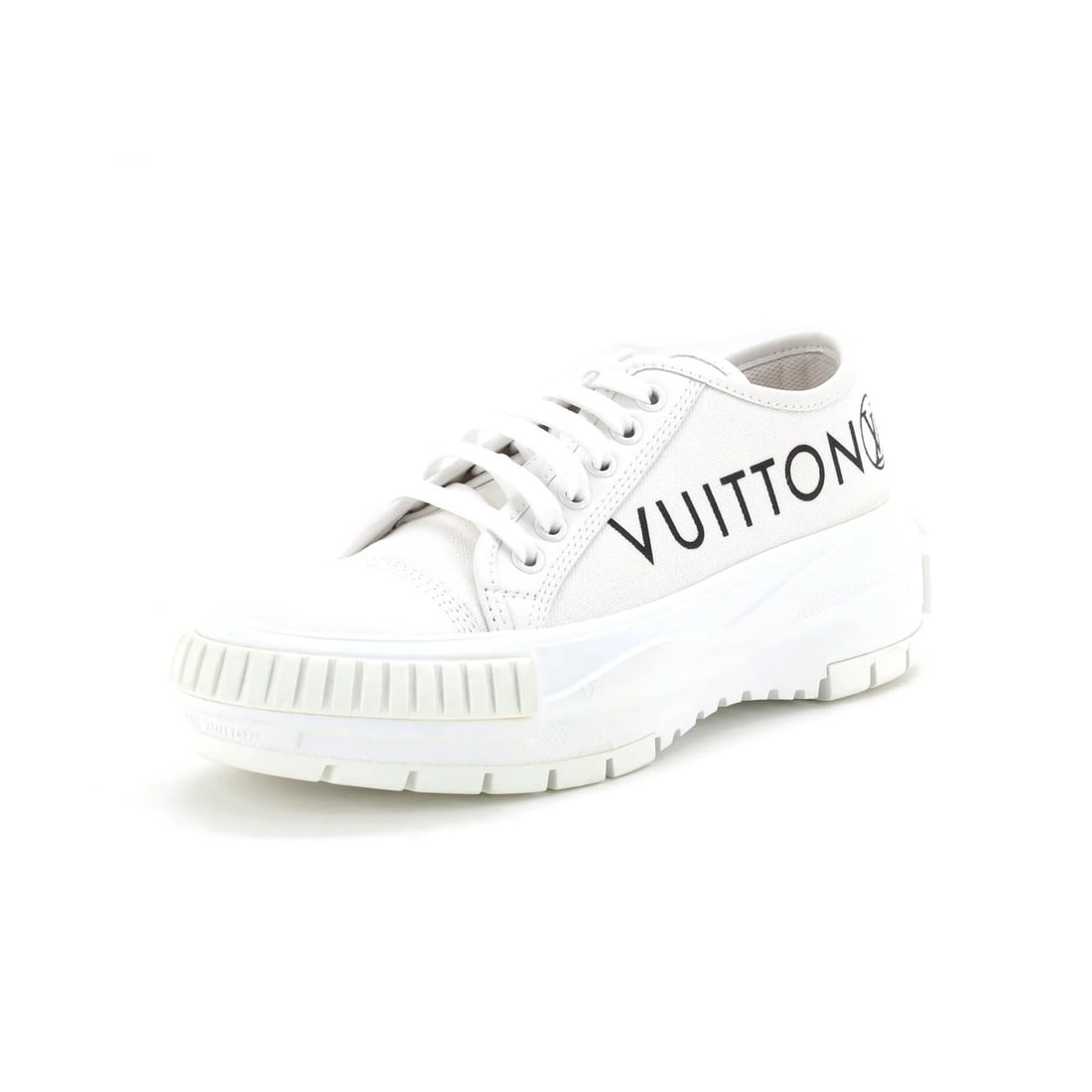 Louis Vuitton Women's LV Squad Sneakers in Printed Canvas (1 of 5)