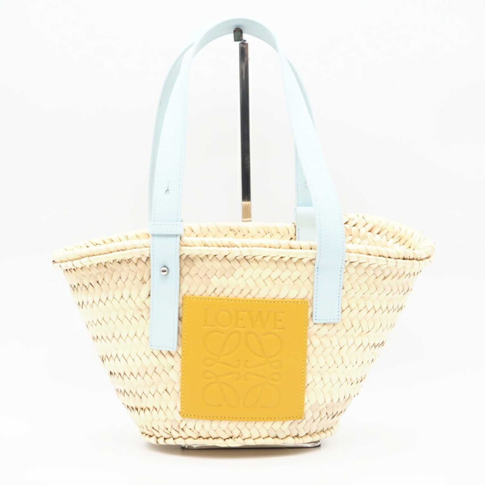 Loewe Raffia Leather Handbag - 2