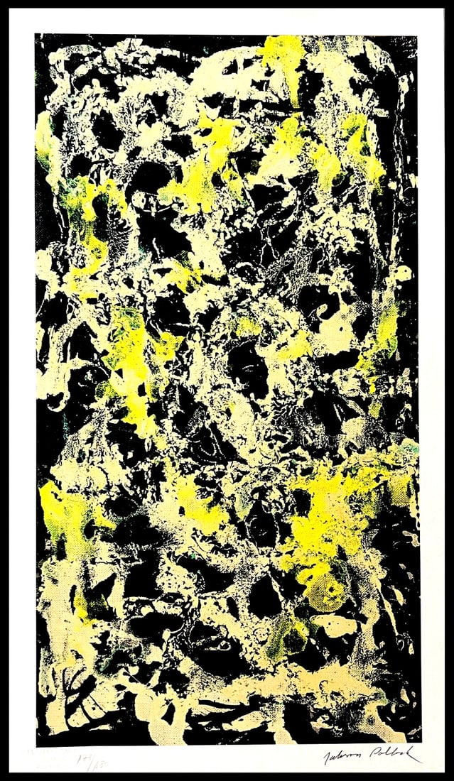 Chillida Jackson Pollock Action Painting Numbered . Eduardo (1 of 15)