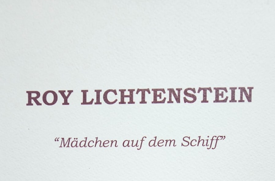 Roy Lichtenstein Lithograph #275 - 7