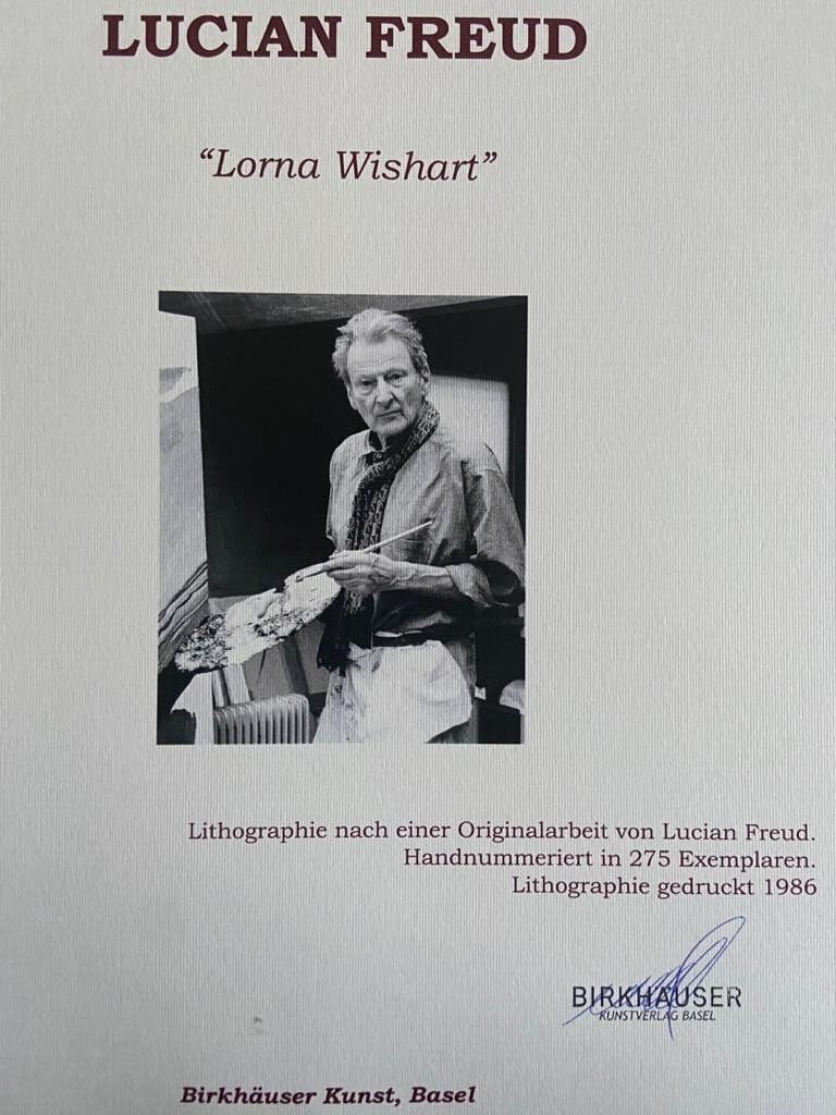 Numbered Lucian Freud Lithograph - 9