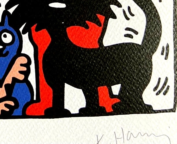 Keith Haring Lithograph from 'Cats', Numbered - 8