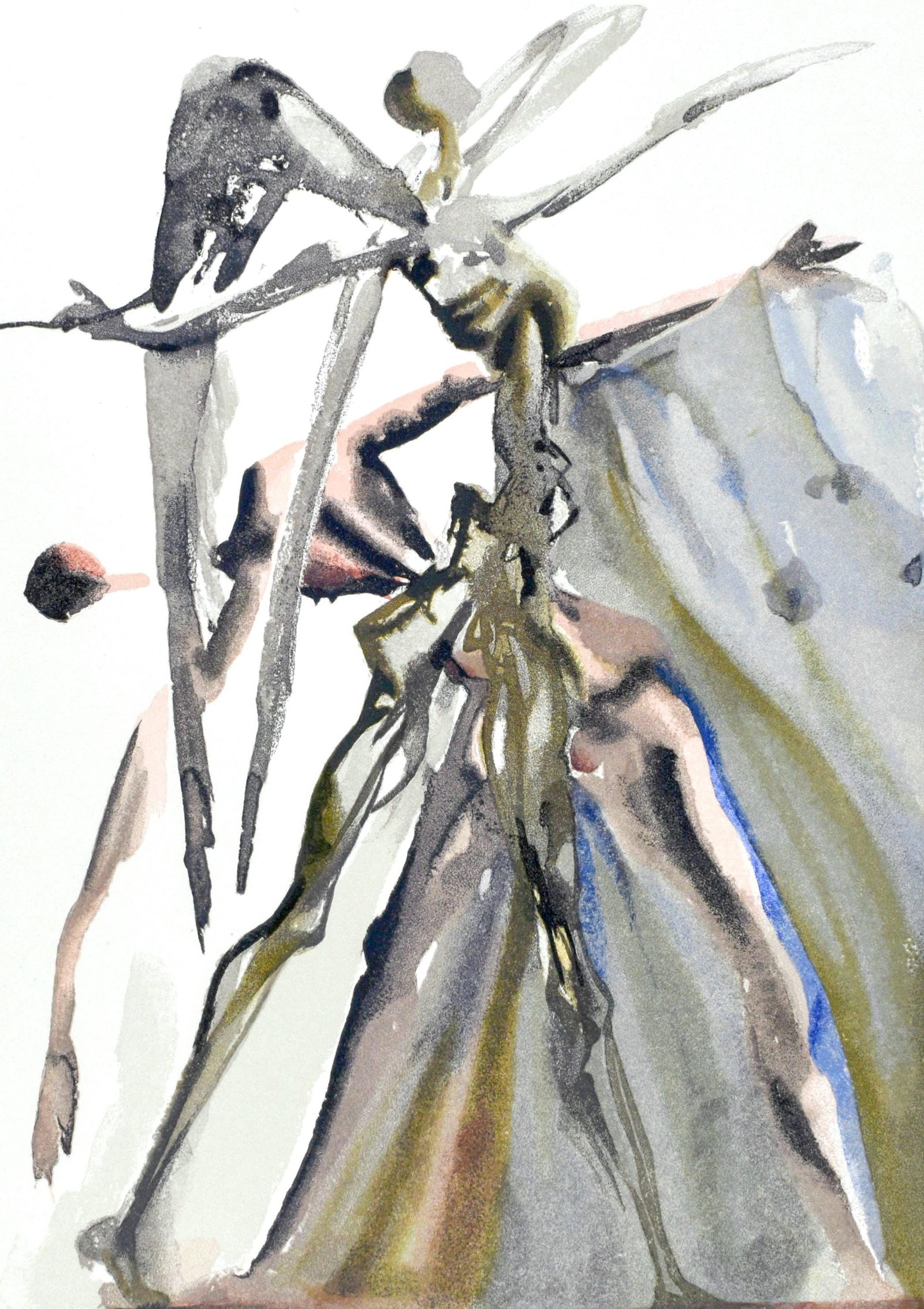 Salvador Dali, Le Purgatoire IV (Michler/ Lpsinger 1039-1138); Field 189-200, La Divine Comdie,: Salvador Dali, Le Purgatoire IV (Michler/ Lpsinger 1039-1138); Field 189-200, La Divine Comdie, Woodcut Experience the surreal world of Salvador Dali with Le Purgatoire IV, a stunning woodcut in color