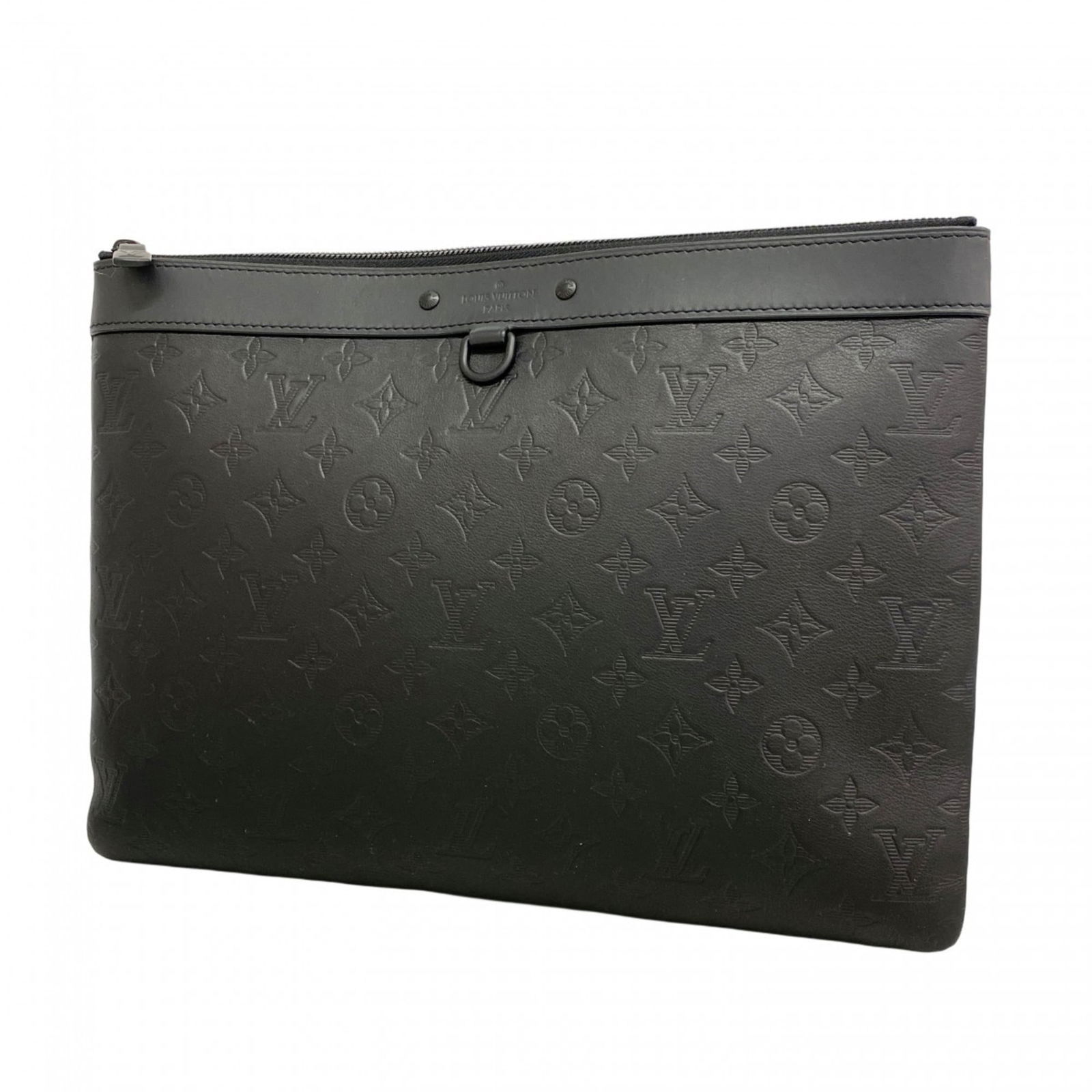 Louis Vuitton Pochette Clutch Bag: Louis Vuitton Pochette Clutch Bag A sleek and sophisticated Louis Vuitton Pochette Clutch Bag in black, perfect for adding a touch of luxury to any evening outfit. With its classic design and durable
