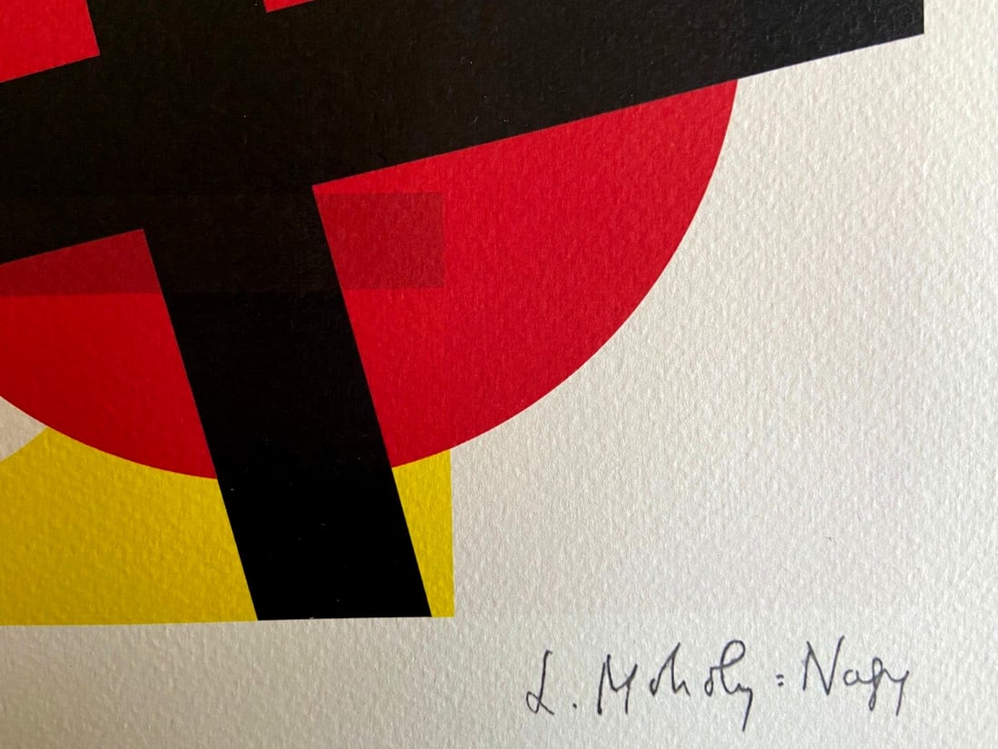 Laszlo Moholy-Nagy Lithograph #Op Numbered - 7