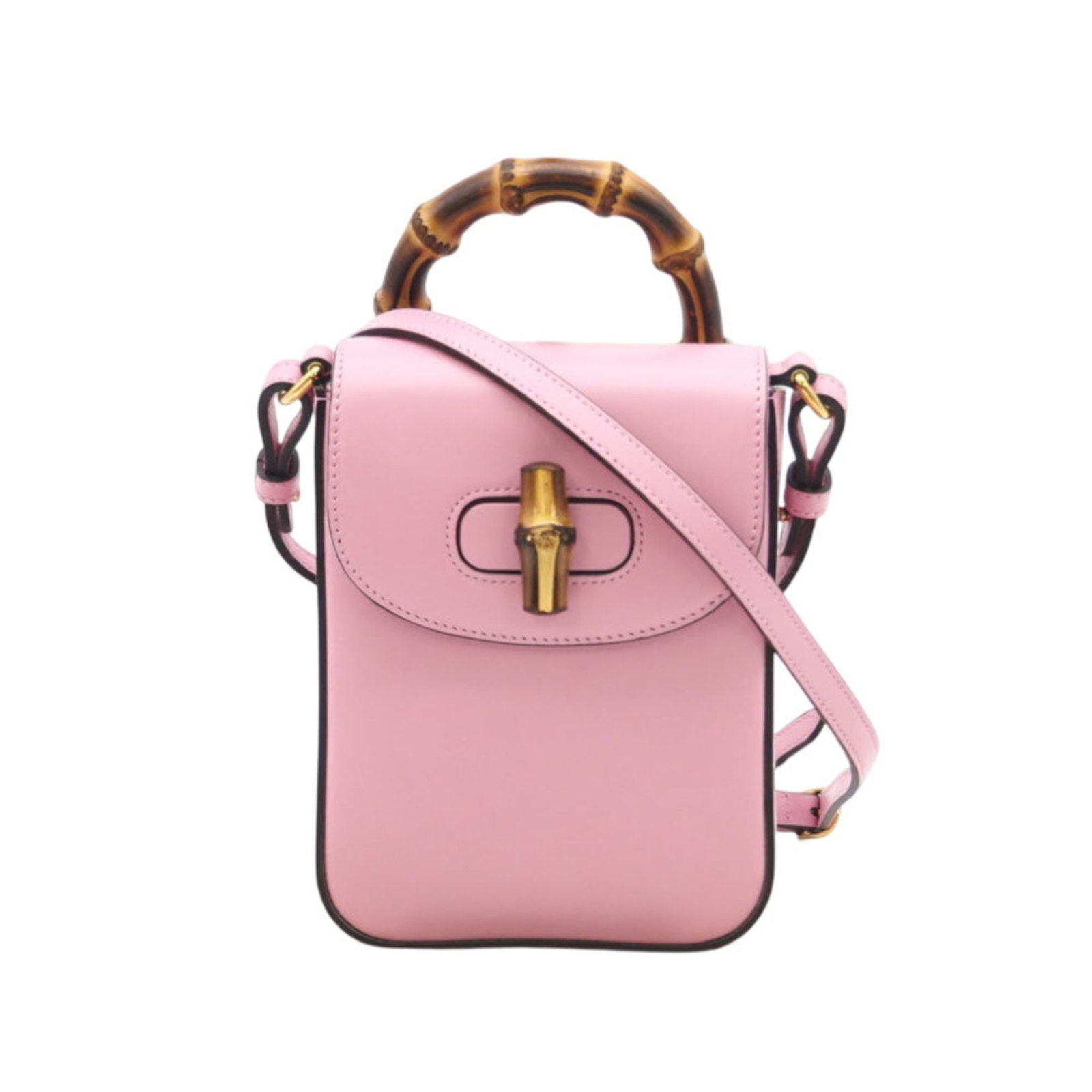 Gucci Bamboo Shoulder Bag: Gucci Bamboo Shoulder Bag Elevate your everyday style with the Gucci Bamboo Shoulder Bag, boasting a unique blend of sustainable bamboo material and sleek, modern design. This vibrant pink bag is