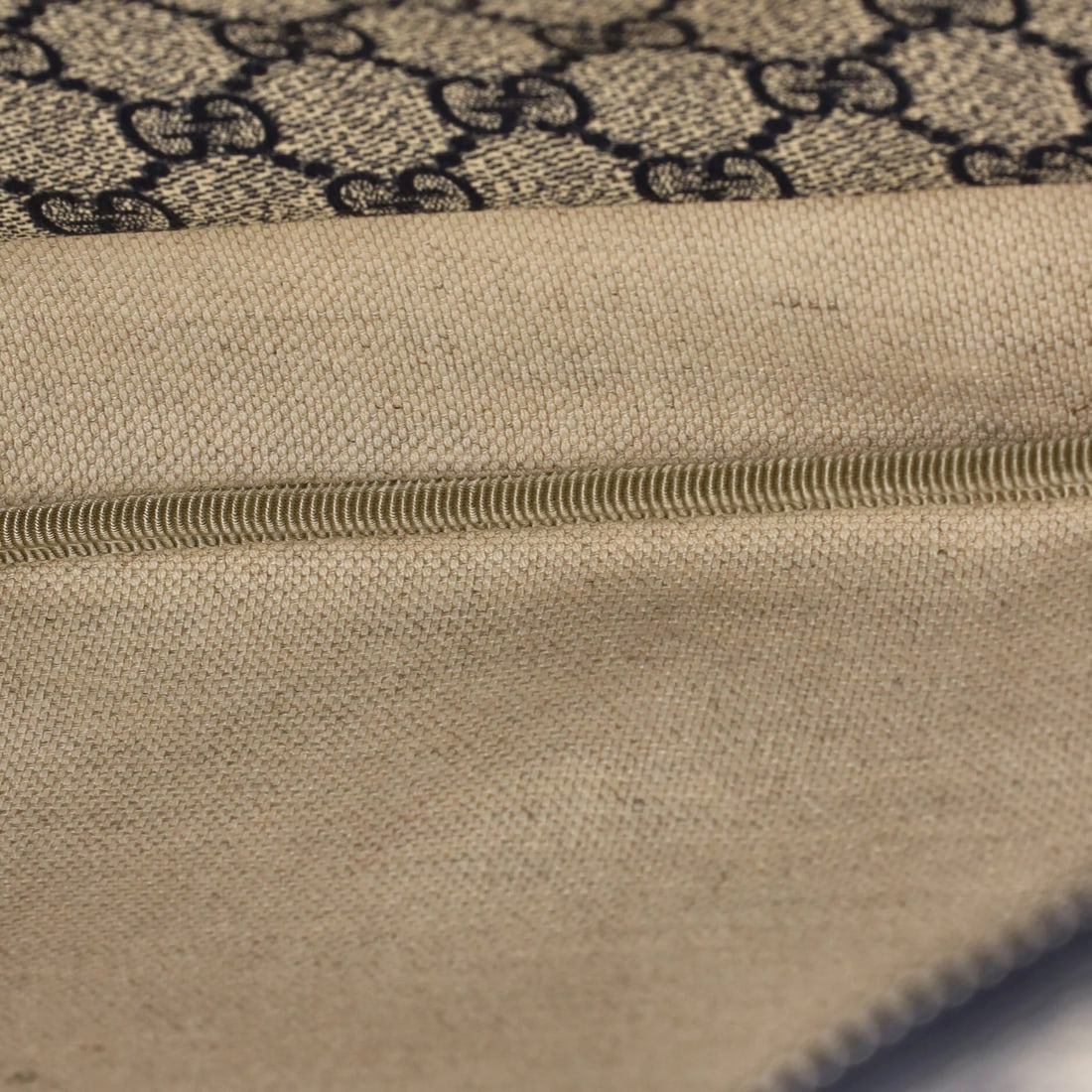 Large Gucci Web Loop Flat Messenger GG Coated Canvas - 5