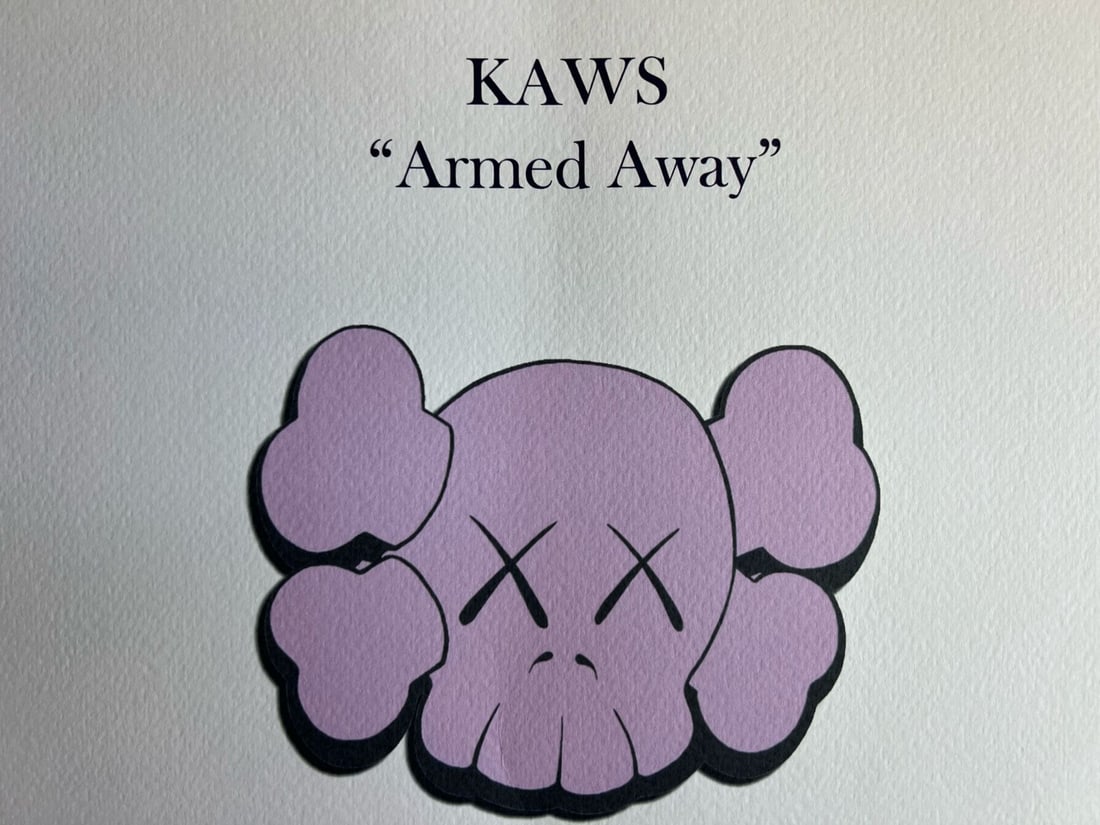 Limited Kaws Lithograph Numbered - 10