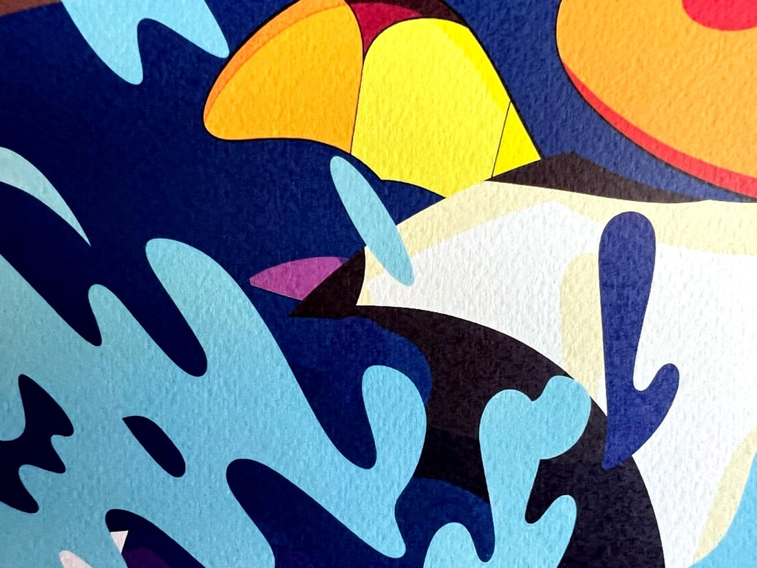 Limited Kaws Lithograph Numbered - 7