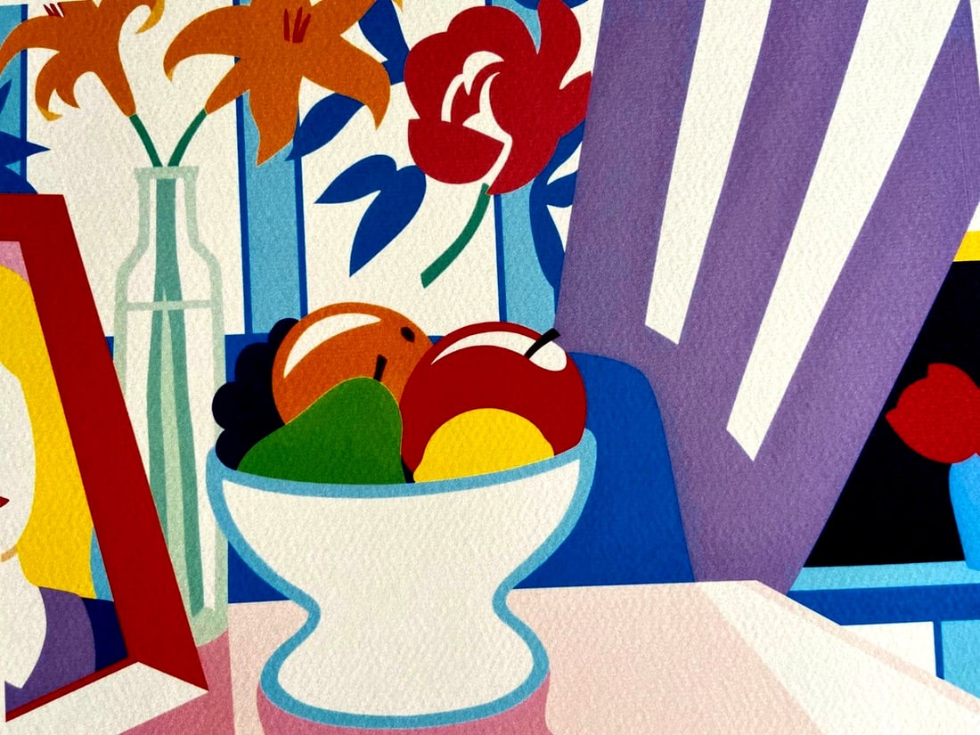 Numbered Tom Wesselmann Lithograph Op - 3