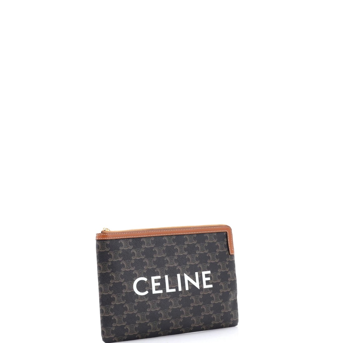 Celine Small Triomphe Coated Canvas Zip Pouch - 2