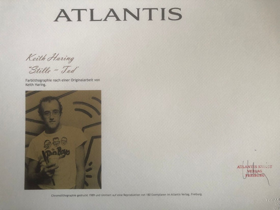 Keith Haring Lithograph #180 - 7