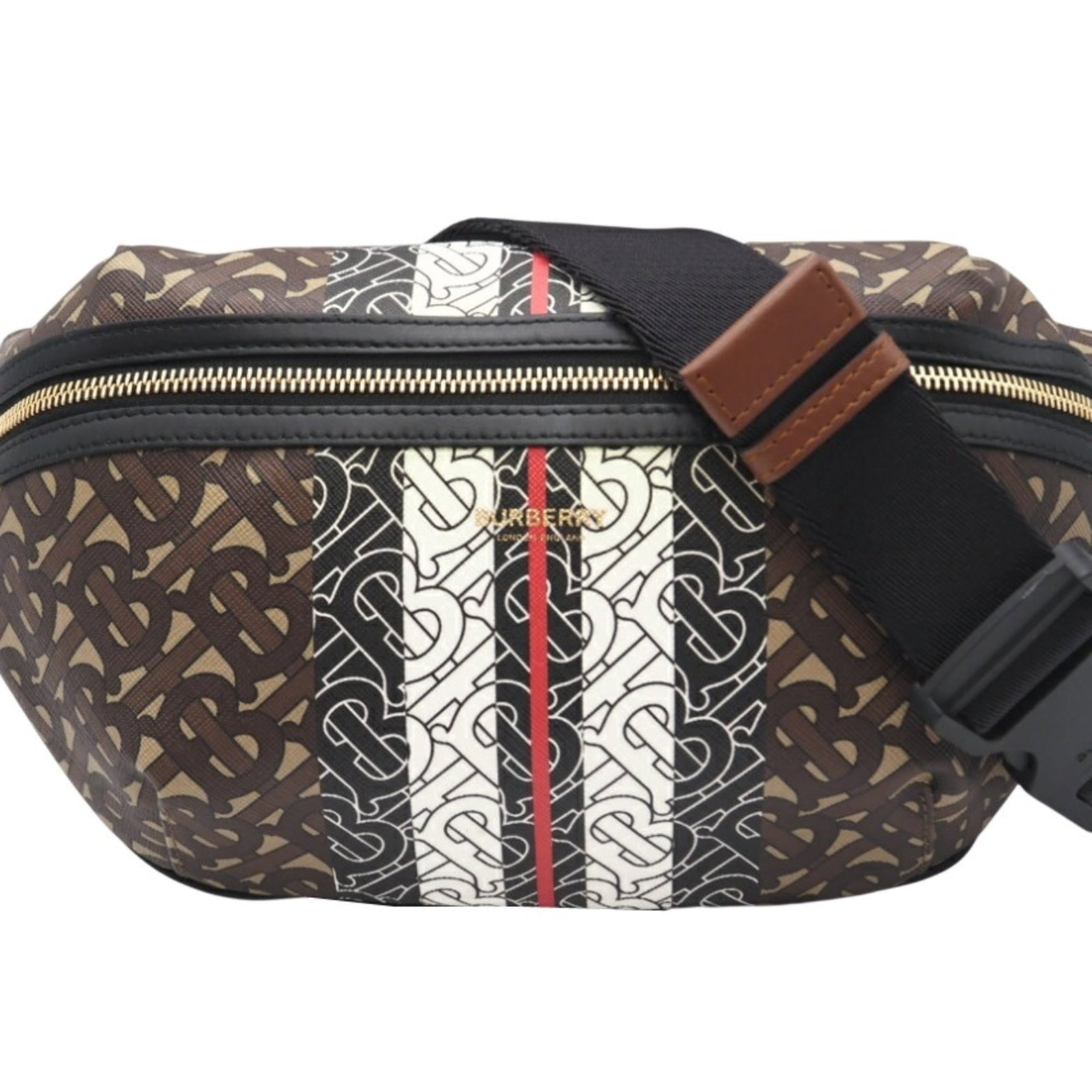 Burberry Sling Bag - Coated Canvas and Leather (1 of 14)