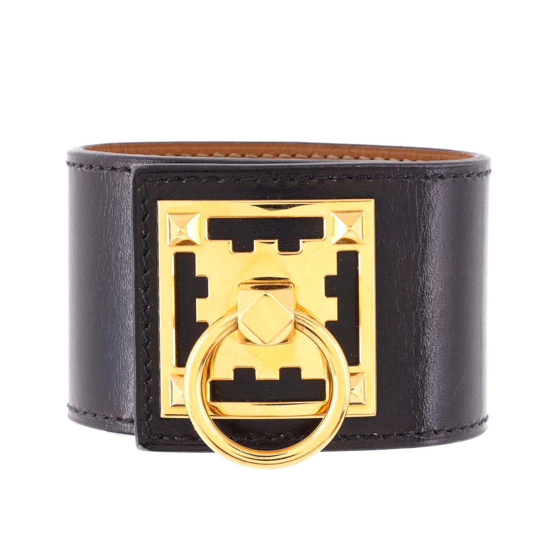 Hermes Creneau Leather Bracelet (1 of 3)