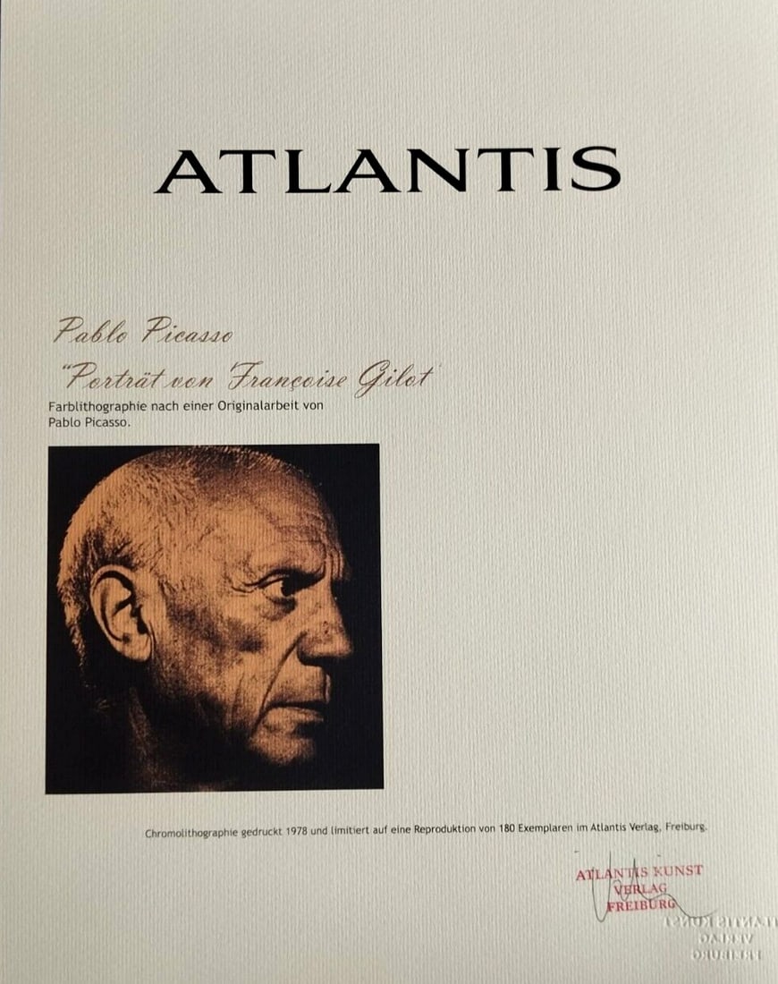 180ex Pablo Picasso Lithograph Numbered - 7