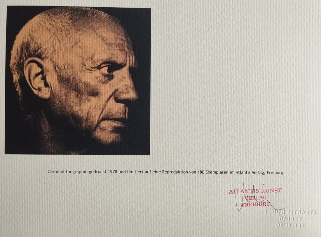 180ex Pablo Picasso Lithograph Numbered - 9