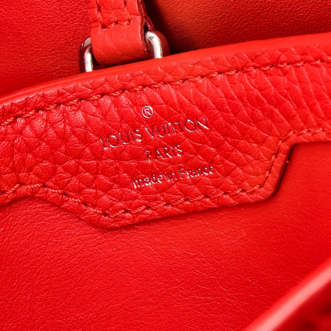 Louis Vuitton Capucines Bag in Leather and Python PM - 7