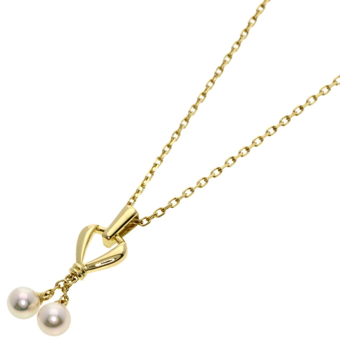 K14 Yellow Gold Mikimoto Pearl Necklace: K14 Yellow Gold Mikimoto Pearl Necklace Experience the timeless elegance of Mikimoto's renowned K14 Yellow Gold, expertly crafted into a stunning pearl necklace that exudes sophistication and