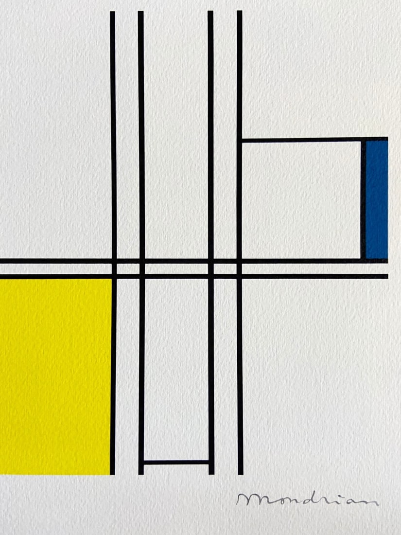 Piet Mondrian Numbered Lithograph - 4