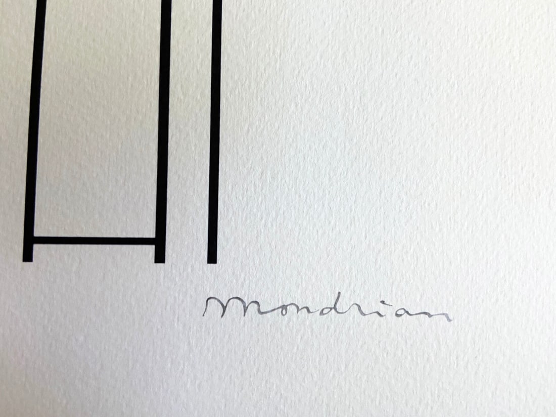 Piet Mondrian Numbered Lithograph - 5