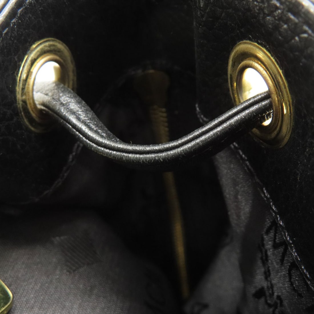 MCM Logo Leather Daypack Backpack - 10