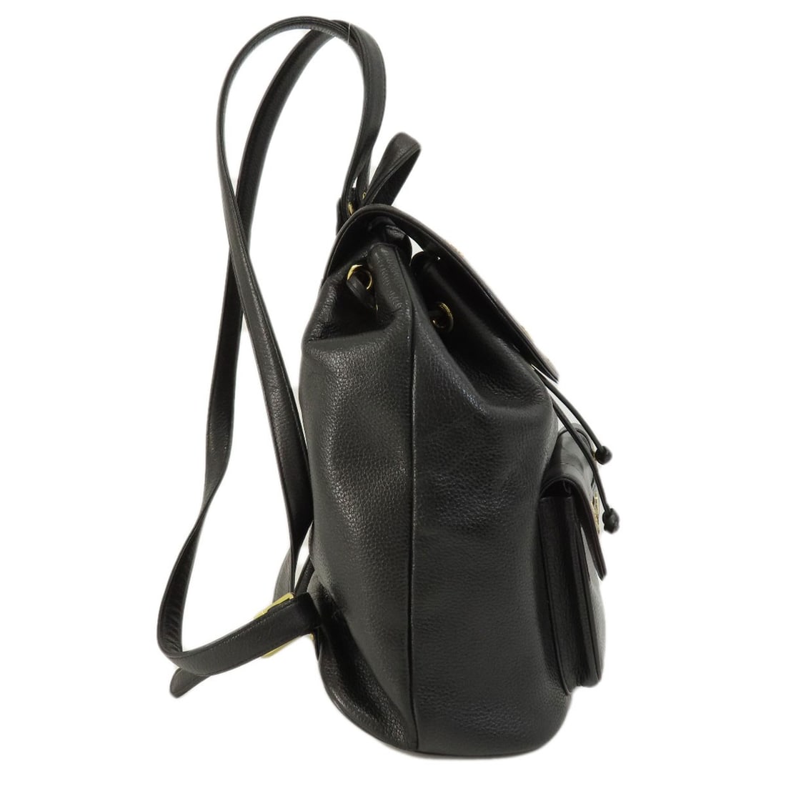 MCM Logo Leather Daypack Backpack - 3