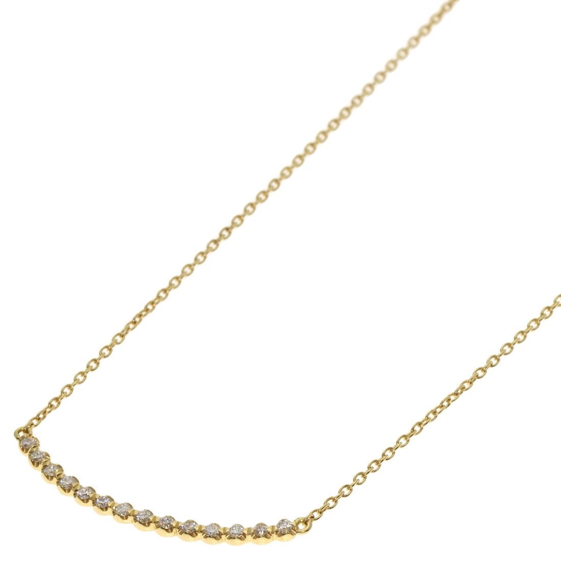 K18 Yellow Gold Believe You Necklace: K18 Yellow Gold Believe You Necklace Elevate your elegance with the K18 Yellow Gold Believe You Necklace, crafted from 18K Japanese gold and adorned with a stunning D color diamond. This exquisite