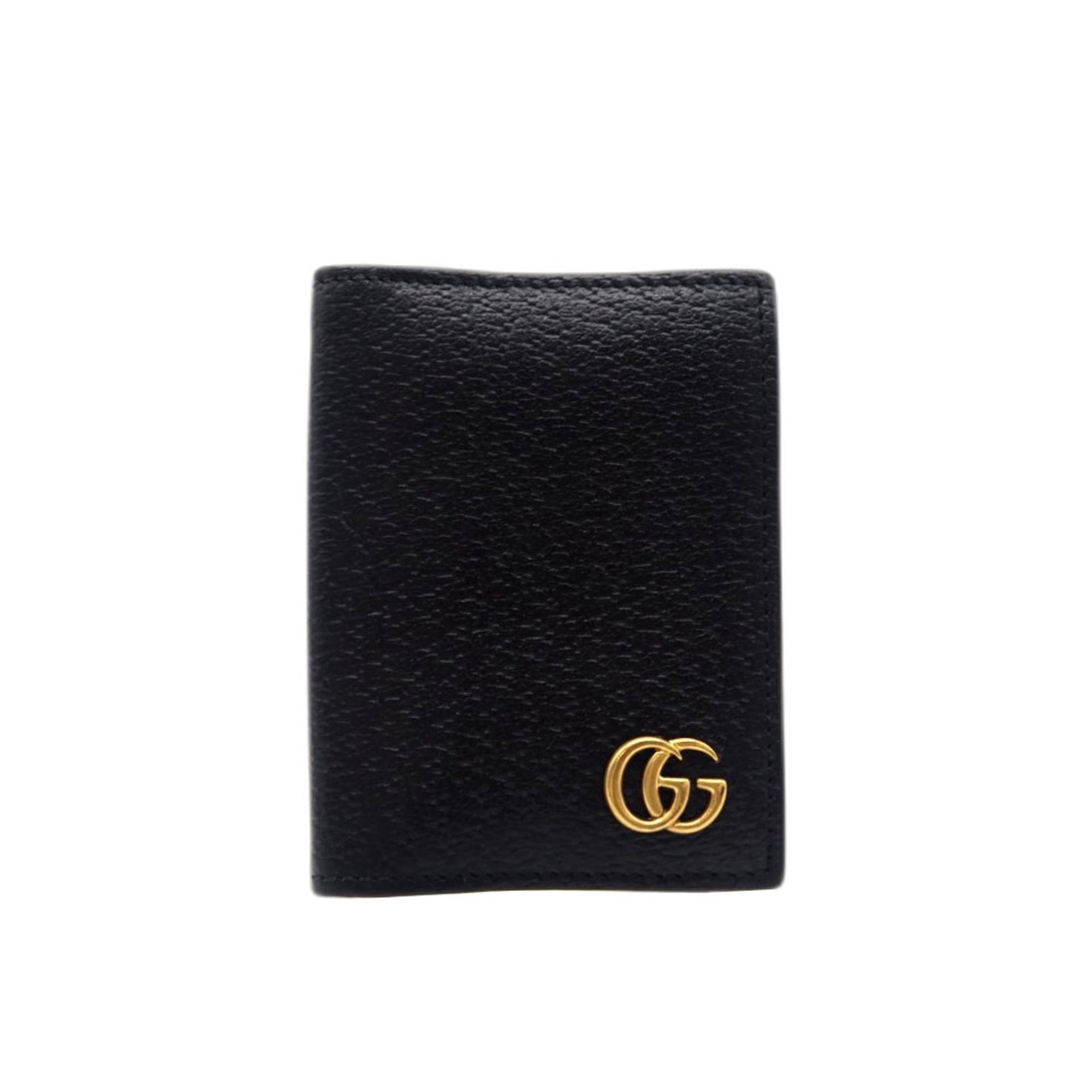 Leather Gucci Card Case: Leather Gucci Card Case A sleek and sophisticated accessory for the modern gentleman, this pre-owned Gucci leather card case boasts classic style with a touch of luxury. With its high-quality black