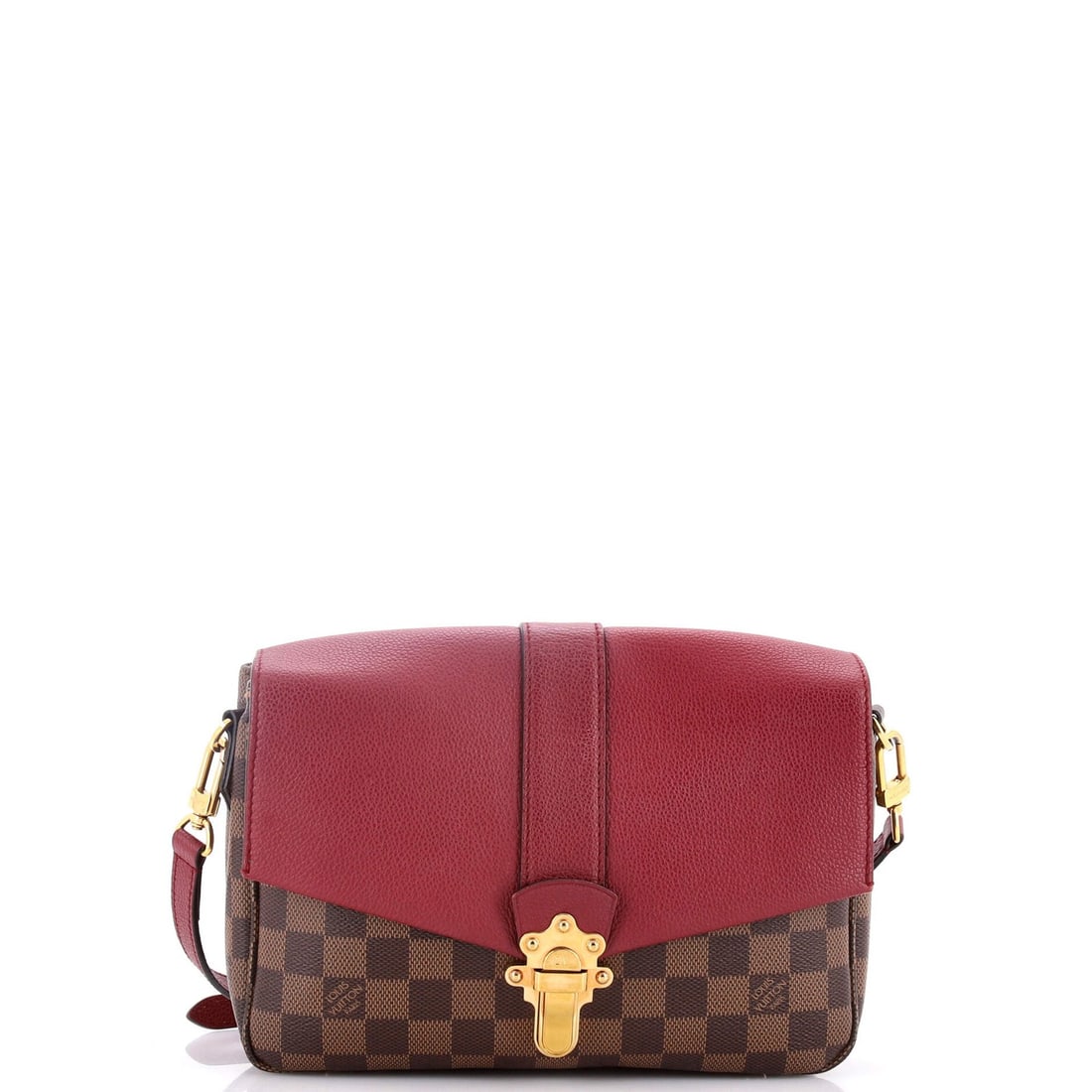 Louis Vuitton Clapton Handbag - Damier Leather PM: Louis Vuitton Clapton Handbag - Damier Leather PM The Louis Vuitton Clapton Handbag in Damier Leather PM is a stylish and versatile accessory that combines classic design with modern functionality.