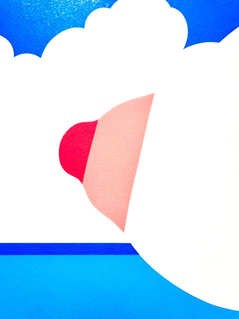 Numbered Tom Wesselmann Lithograph Op - 3