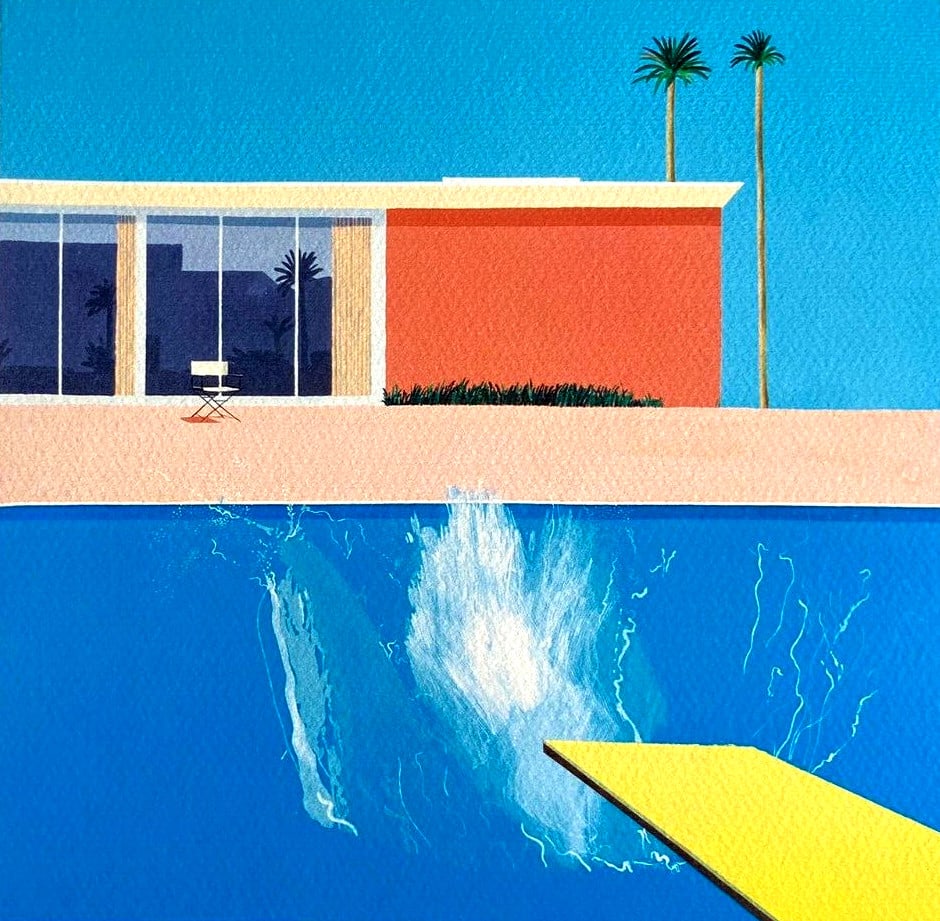 Numbered David Hockney Lithograph - 2