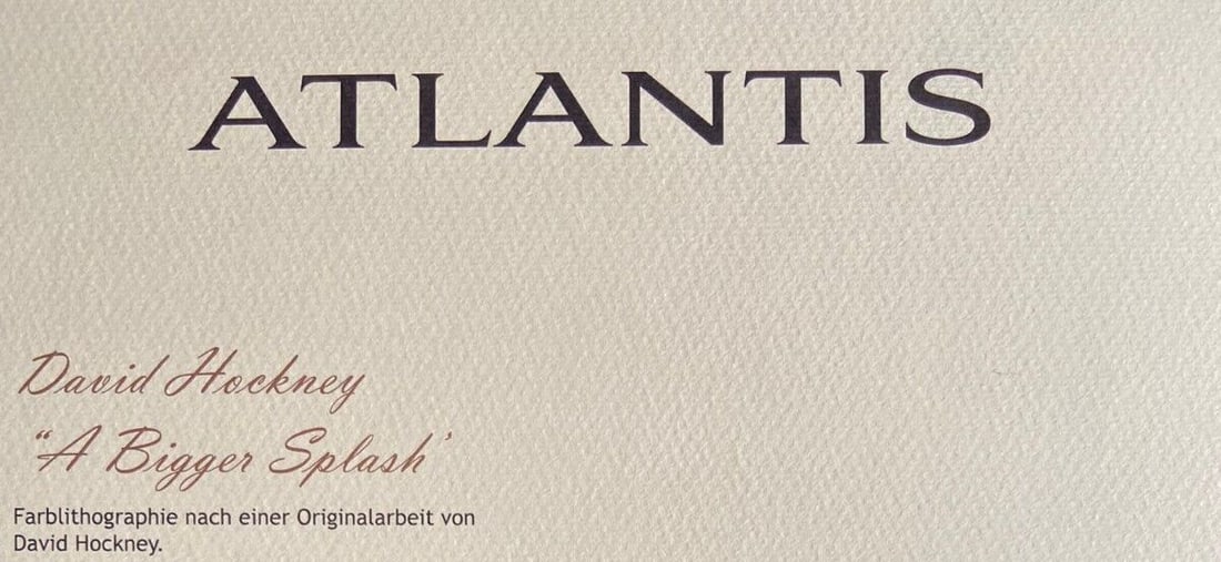 Numbered David Hockney Lithograph - 9