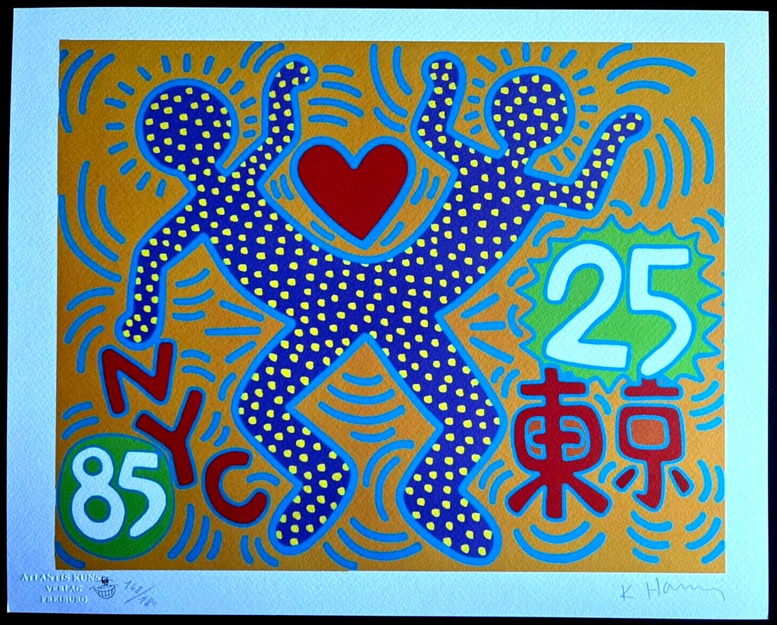 180ex Keith Haring Lithograph Numbered - 2
