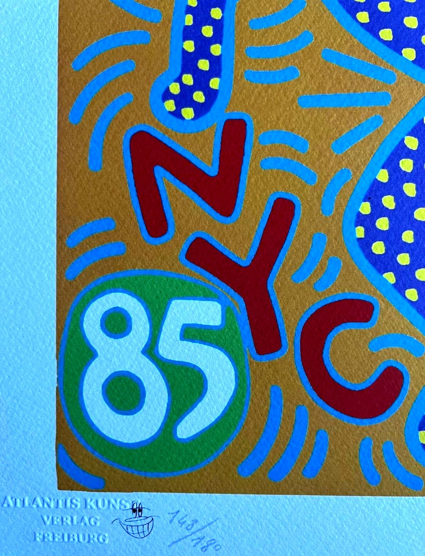180ex Keith Haring Lithograph Numbered - 7
