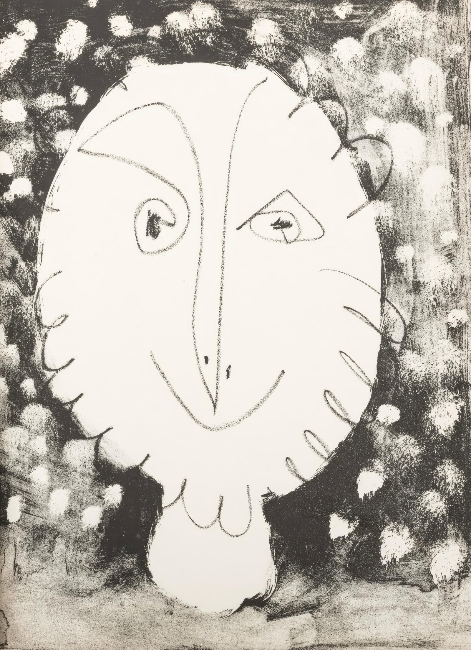 1949 - Pablo Picasso - Face - from Picasso Lithographe I - 1919-1947 - Lithograph: 1949 - Pablo Picasso - Face - from Picasso Lithographe I - 1919-1947 - Lithograph Experience the masterful work of Pablo Picasso with Visage (Face), a stunning lithograph from his iconic album Picasso