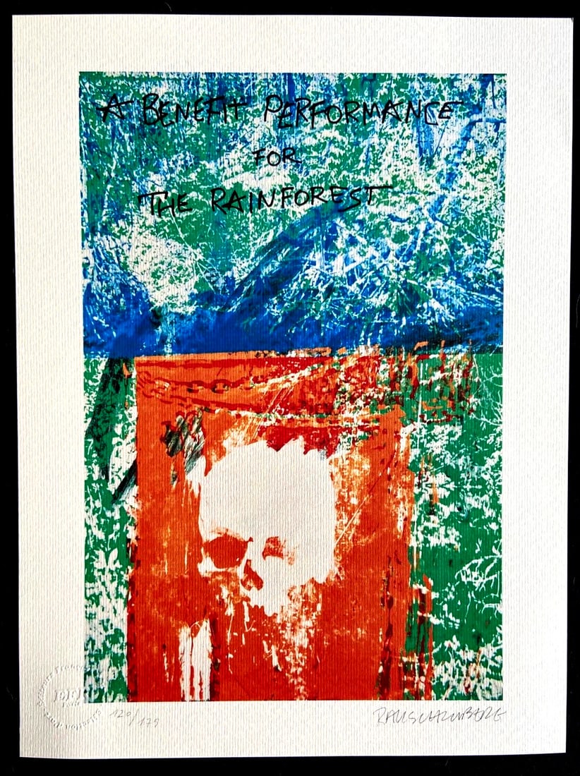 Stamp Robert Rauschenberg Lithograph Numbered - 2