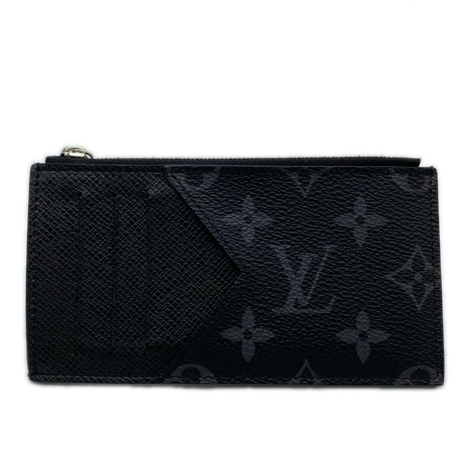 Louis Vuitton Coin Purse - Coated Canvas & Leather: Louis Vuitton Coin Purse - Coated Canvas & Leather A sleek and timeless accessory from the iconic Louis Vuitton brand, this coated canvas and leather coin purse boasts classic monogram patterns and a