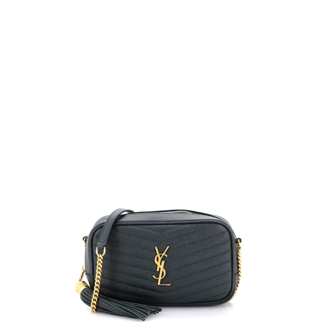 Saint Laurent LouLou Crossbody Bag - Matelasse Chevron Leather Mini: Saint Laurent LouLou Crossbody Bag - Matelasse Chevron Leather Mini The Saint Laurent LouLou Crossbody Bag is a chic and stylish accessory that exudes effortless elegance. With its iconic matelasse