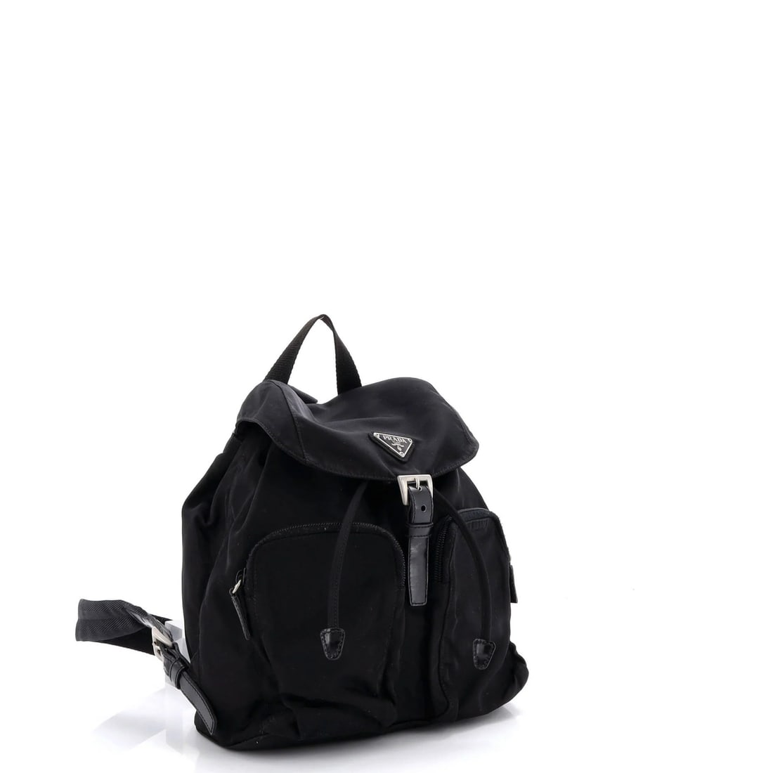 Prada Double Front Pocket Tessuto Small Backpack - 2