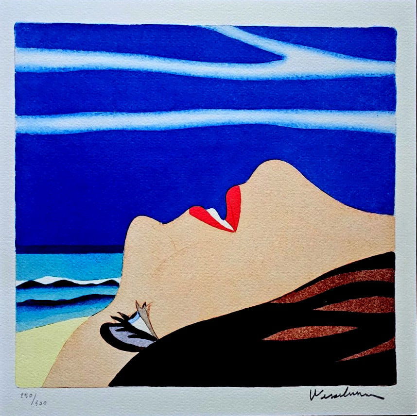 Numbered Tom Wesselmann Lithograph Op - 2