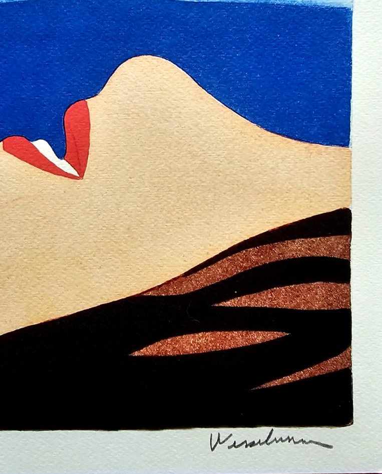Numbered Tom Wesselmann Lithograph Op - 4
